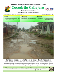 Cocodrilo Callejero — Edición 65 (Octubre 2017)