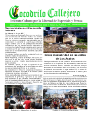 Cocodrilo Callejero — Edición 67 (Noviembre 2017)