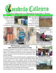 Cocodrilo Callejero — Edición 75 (Marzo 2018)