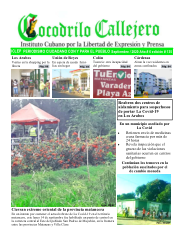 Cocodrilo Callejero — Edición 135 (Septiembre 2020)