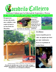 Cocodrilo Callejero — Edición 139 (Noviembre 2020)