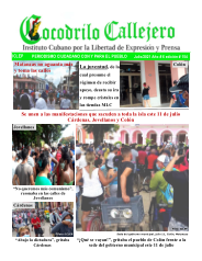 Cocodrilo Callejero — Edición 154 (Julio 2021)