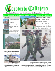Cocodrilo Callejero — Edición 156 (Agosto 2021)