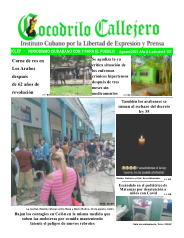 Cocodrilo Callejero — Edición 157 (Agosto 2021)