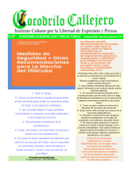 Cocodrilo Callejero — Edición 161 (Octubre 2021)